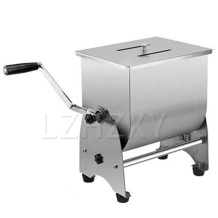 Impastatrice Manuale In Acciaio Inossidabile Con Capacità 10 Kg E Testa Inclinabile Rotazione Laterale