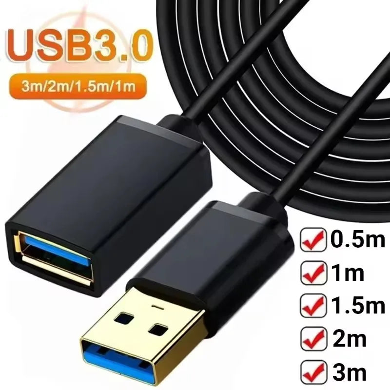 Cavo Di Prolunga USB 3.0 2.0 Estensione Dati Veloce Per PC Laptop Smart TV Xbox One
