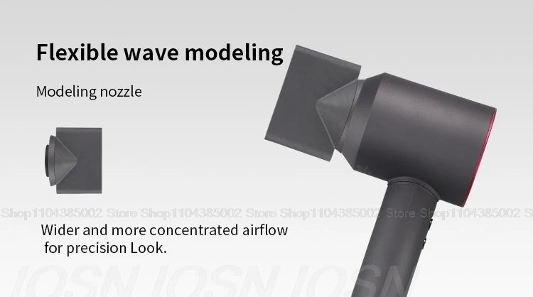 Accessorio Professionale Senza Lame per Asciugacapelli Dyson, Ioni Negativi, Asciugatura Rapida, Potente, per Casa, con Funzione Anti-Crespo, Elettrico