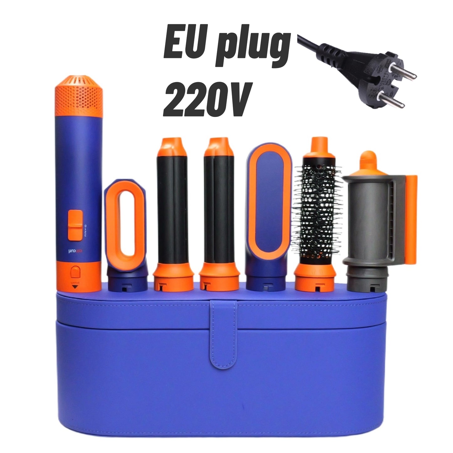 Styler per capelli 6 in 1 Nuovo asciugacapelli liscio per capelli styler per capelli 6 in 1 con barile di arricciatura Spazzola ad aria calda Strumento per lo styling MultiStyler