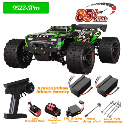 9522PRO 85KM/H Auto RC ad alta velocità Brushless a quattro ruote motrici Off-road Drift 1:16 Auto da corsa professionale 9522 50KM/H Giocattolo per ragazzi