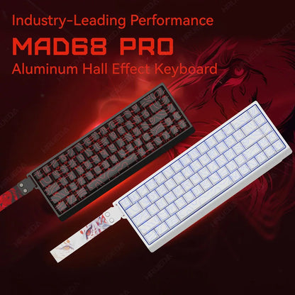 MADLIONS Mad 60he Mad60HE Mad 68HE Tastiera meccanica Interruttore magnetico Wired Hot Swap 8K Velocità di traina Tastiera da gioco personalizzata