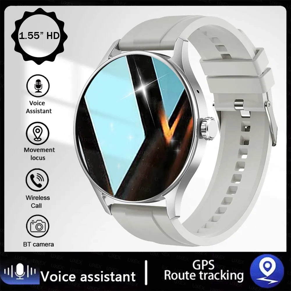 Orologio Intelligente Alla Moda Con Schermo Da 1,55 Pollici Hd Controllo Chiamate Bluetooth E Monitoraggio Attività
