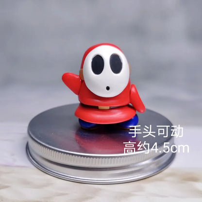 JAKKS Super Bros Personaggi d'azione Mario, Luigi, Peach - Simpatiche Bambole Anime Giocattolo per Bambini - Regalo