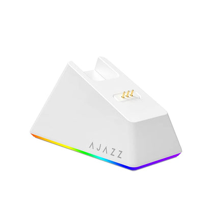 Mouse da gioco wireless Tri-mode AJ139-V2-MC cablato/2,4 GHz/BT con base di ricarica magnetica Chipset da gioco PAW3311 12000 DPI max