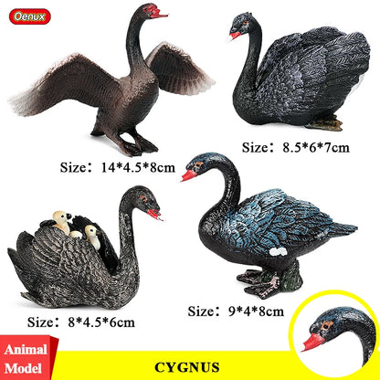 Oenux Farm House Modello Action Figures Agricoltore Moto Mucca Gallina Maiale Animali Set Figurine in miniatura PVC Simpatico giocattolo educativo per bambini