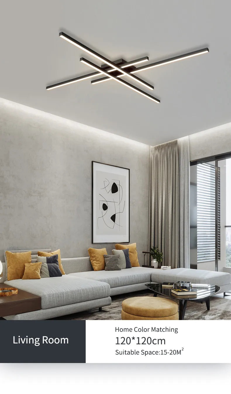 Plafoniera Moderna In Alluminio Spazzolato Per Soggiorno E Camera Da Letto Luce Diffusa Design Minimalista