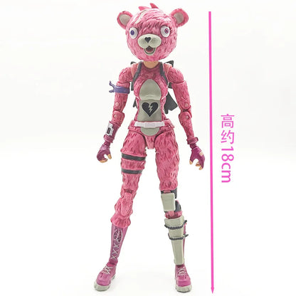 Figura Collezione Fortnite Premium Action Figure Raptor Black Knight Skull Trooper Cuddle Team Leader MogulMaster