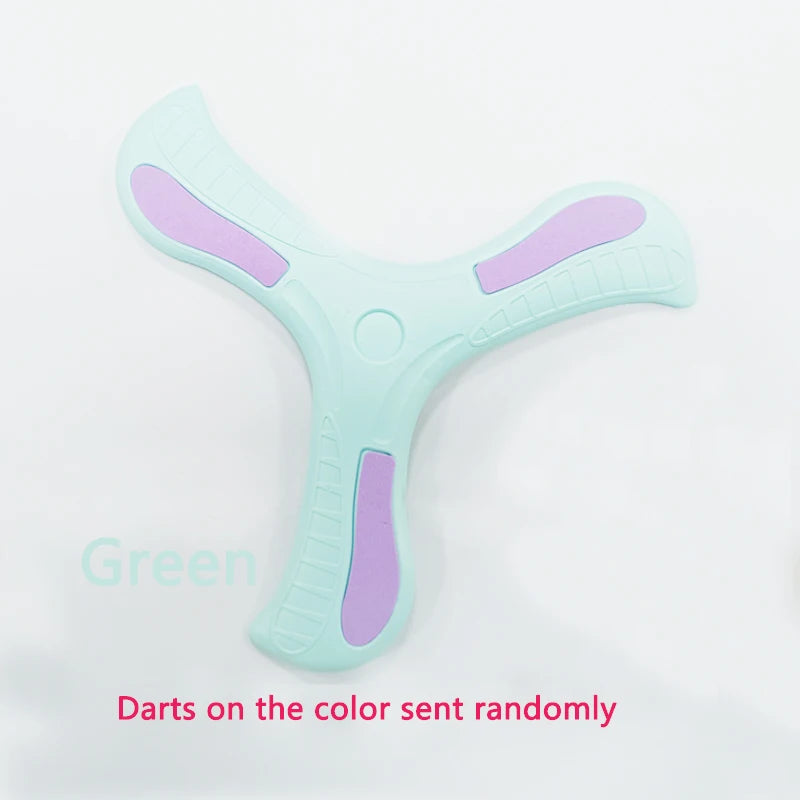 Boomerang Morbido Tre Foglie Disco Volante Esterno Interattivo Per Bambini Adulti