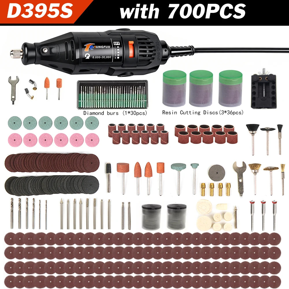 Mini Incisore Per Trapano Elettrico Compatibile Utensili Rotanti Dremel 130 W 220 V