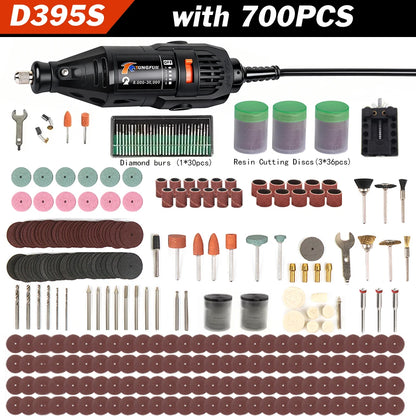Mini Incisore Per Trapano Elettrico Compatibile Utensili Rotanti Dremel 130 W 220 V