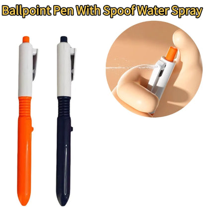Penna Ad Acqua 2 In 1 Retrattile Scherzo Divertente Spruzzo Per Bambini Gadget