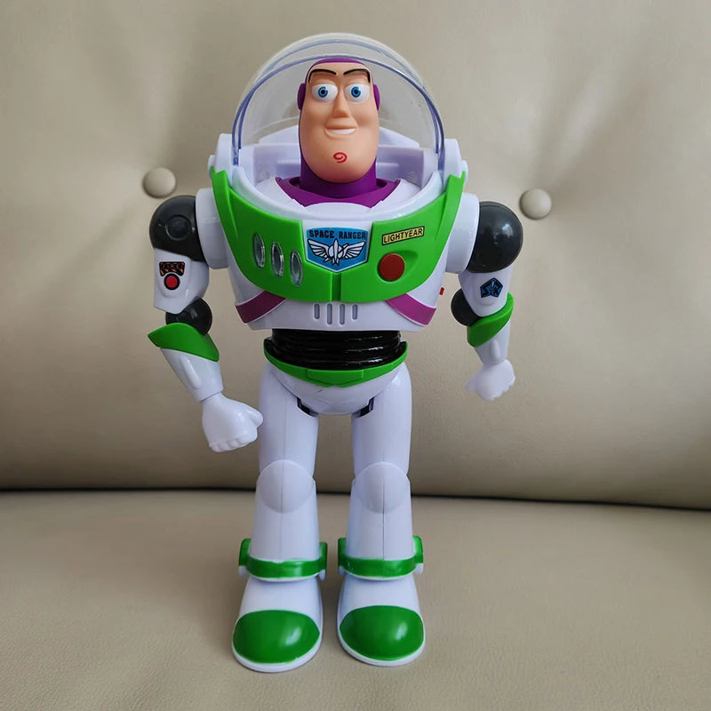Nuovo disponibile Toy Story Buzz Lightyear Robot da passeggio elettrico bambola Action Figure Pixar modello giocattolo adatto per regalo di compleanno per bambini