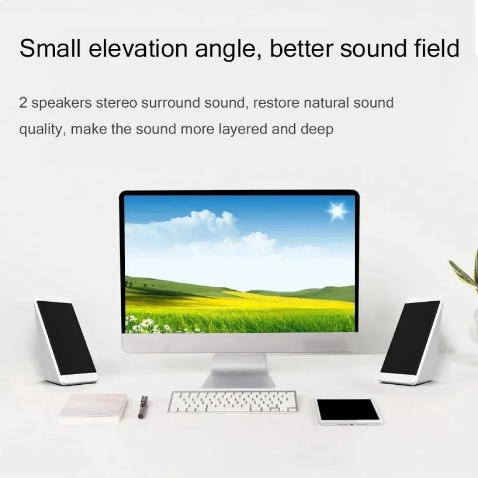 Altoparlante del computer PC Cassa di risonanza Musica per laptop Caixa De Som Sistema audio stereo USB portatile Bocina Deflettore Acustica Baffe Forte