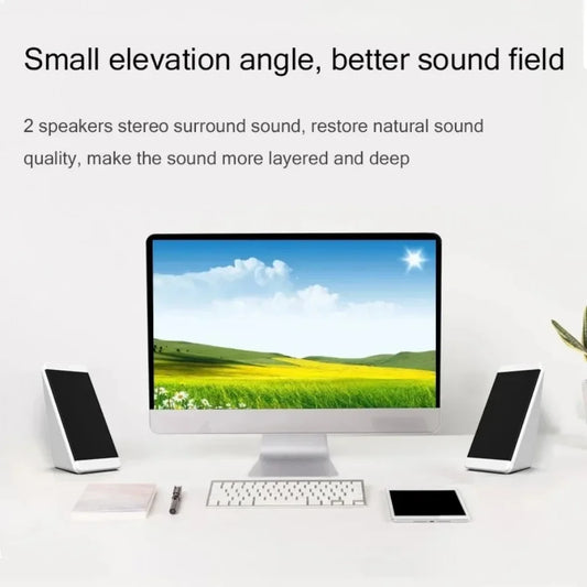 Altoparlante del computer PC Cassa di risonanza Musica per laptop Caixa De Som Sistema audio stereo USB portatile Bocina Deflettore Acustica Baffe Forte