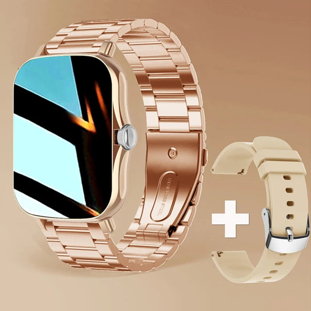 Nuovo Smartwatch con Chiamata BT, Monitoraggio Salute e Sonno, Schermo HD da 1.80'', Orologio Intelligente per Bambini, Impermeabile, Braccialetto Sportivo alla Moda per Donne e Uomini