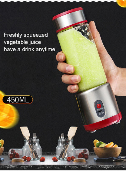 Spremiagrumi Elettrico USB Ricaricabile Multifunzionale Frullatore Estrattore di Succo