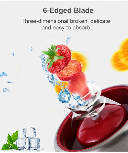 Spremiagrumi Elettrico USB Ricaricabile Multifunzionale Frullatore Estrattore di Succo