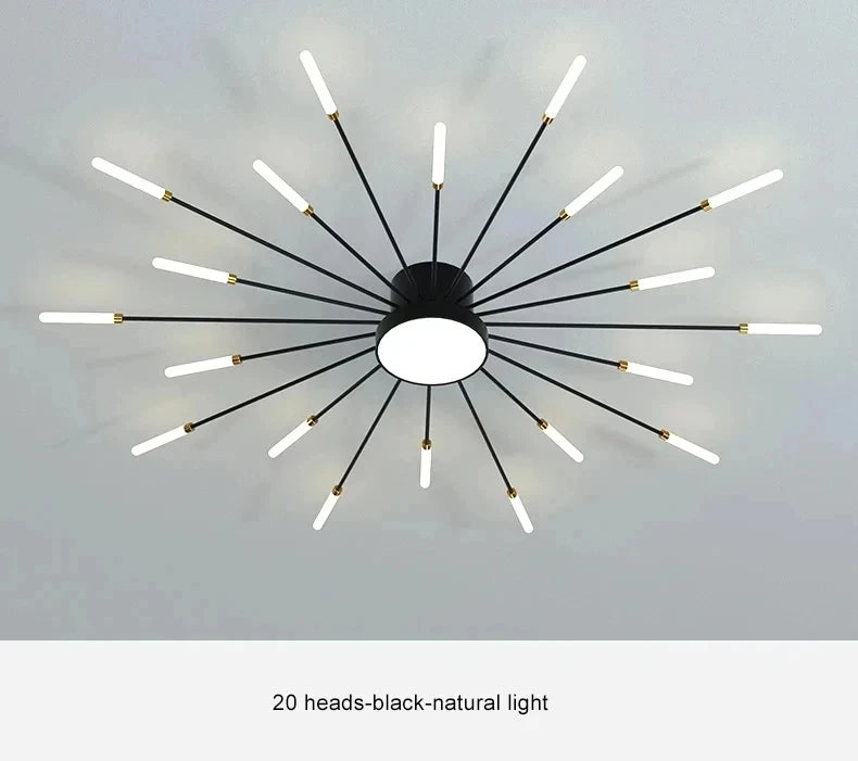 Lampada Da Soffitto Led A Forma Di Fiore Per Soggiorno E Camera Da Letto, Luce Moderna Sala Da Pranzo