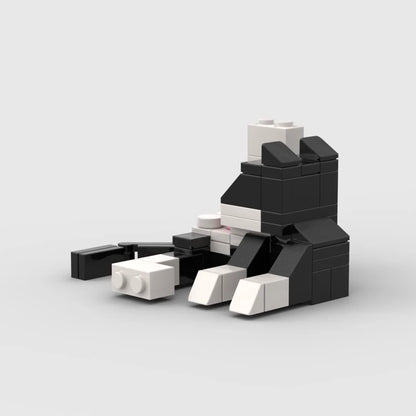 Kit Blocchi di Costruzione Animali 62 Pezzi MOC Giocattolo Educativo per Bambini Piccoli