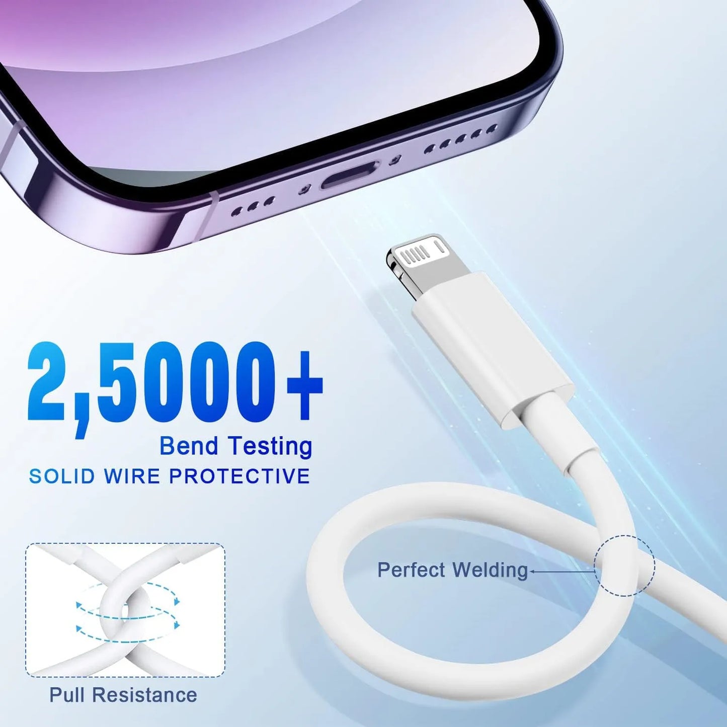 Cavo Lightning PD 27W USB C a Lightning Certificato MFi Per iPhone 14 13 12 11 Pro Max