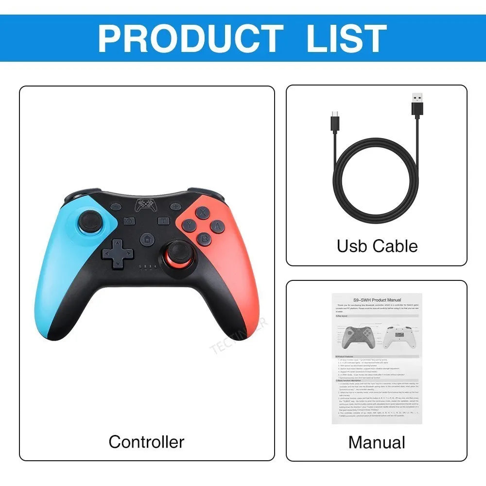 Controller wireless compatibile Bluetooth per Nintendo Switch e Switch 2 Console Android Gamepad PC Controle per accessori NS