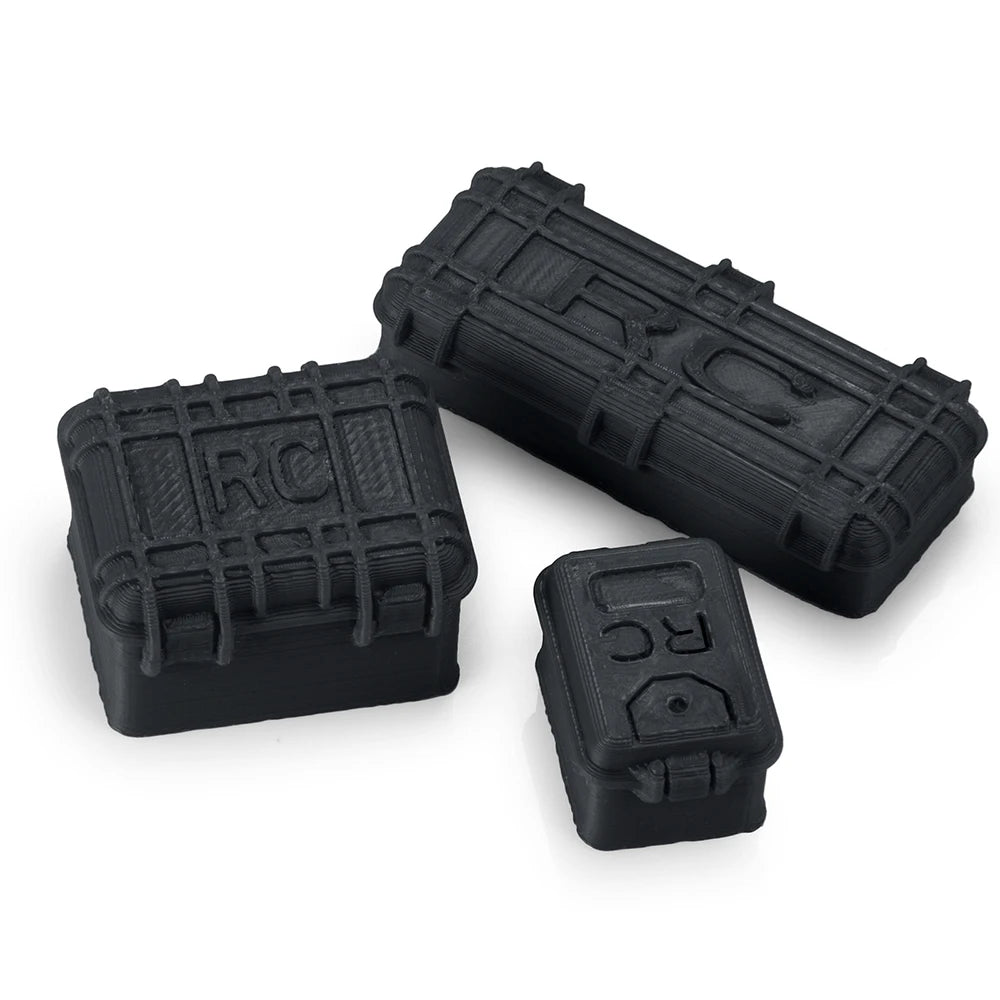Decorazione Auto RC Mini Jack Stand Con Gancio Rimorchio E Rete Per Bagagli 1 18 E 1 24 Scale