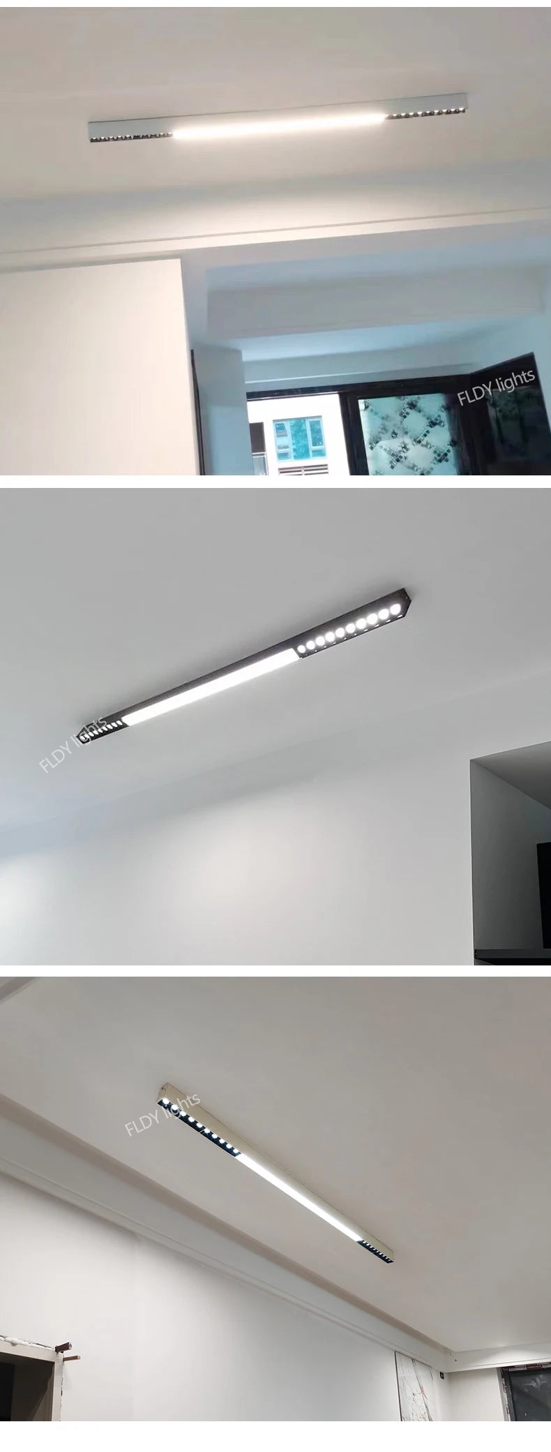 Lampada Da Soffitto A Led Moderna Nordic Nero Per Soggiorno Cucina Ingresso Ufficio