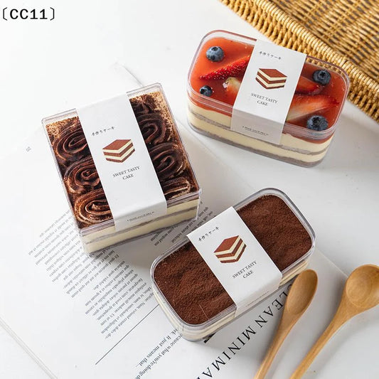 Scatole Trasparenti In PP Con Coperchio Per Conservare Biscotti E Snack Confezioni Per Prodotti Da Forno