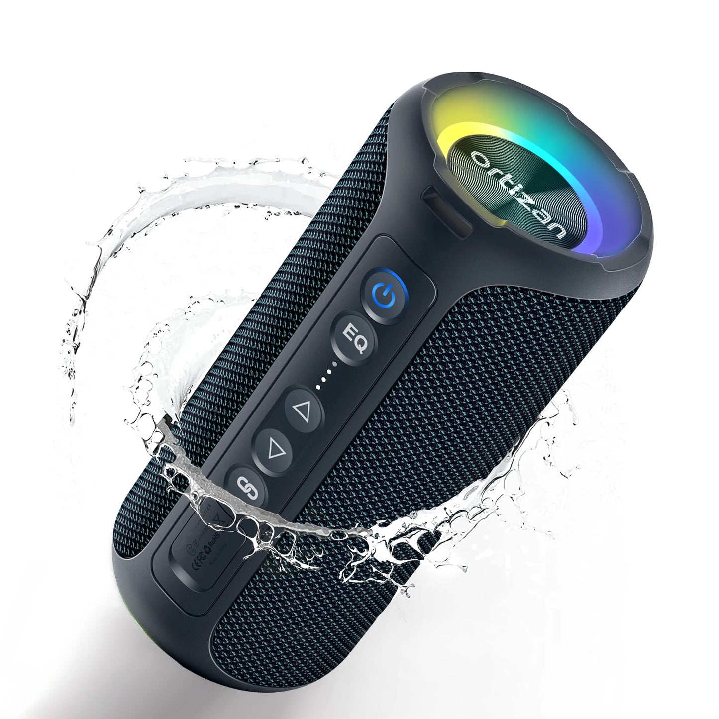 Altoparlante Ortizan Portatile 40 W Bassi Potenziati Impermeabile IPX7 30 Ore Bluetooth 5.3