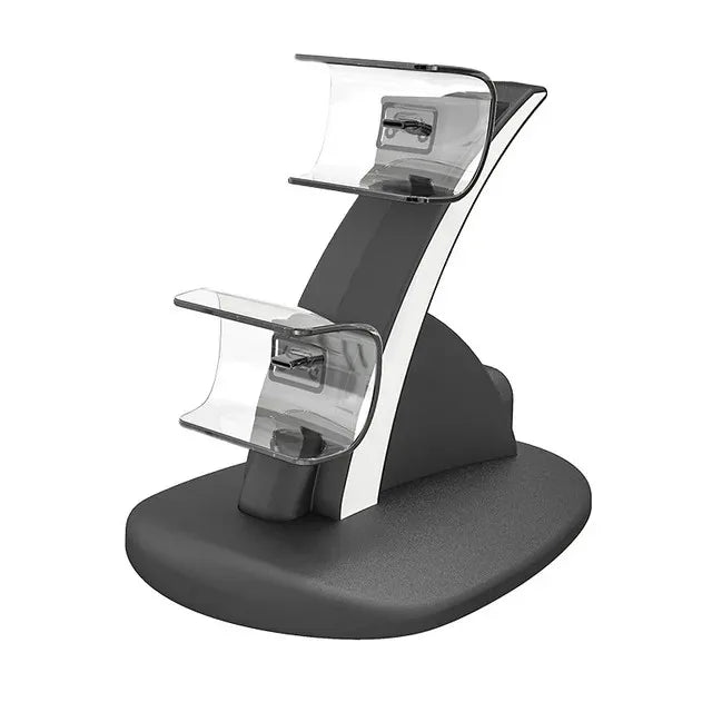 Doppia stazione di ricarica rapida per controller wireless PS5 Gamepad Type-C Base per supporto dock per caricabatterie LED per accessori PlayStation 5