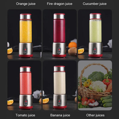 Spremiagrumi Elettrico USB Ricaricabile Multifunzionale Frullatore Estrattore di Succo