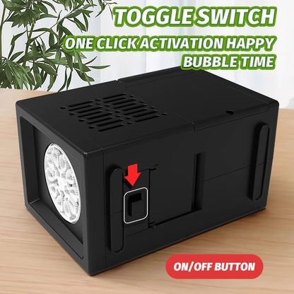 Macchina Per Bolle Elettrica Portatile Con Soffiaggio Automatico A 10 Fori Per Feste All Aperto Senza Batteria