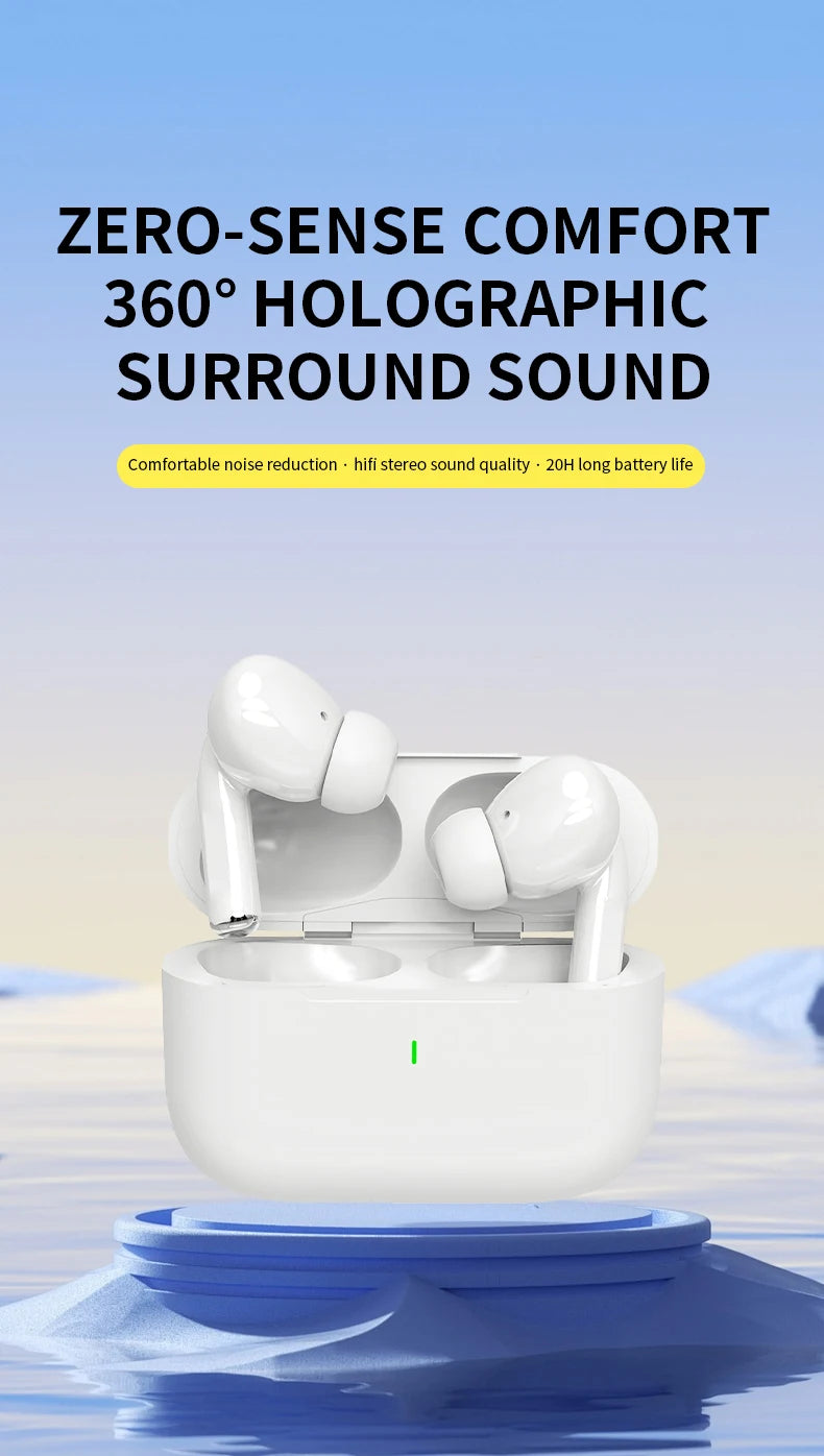 Auricolari Bluetooth Senza Fili Air Pro 2025 TWS HiFi Impermeabili Con Microfono E Supporto Siri