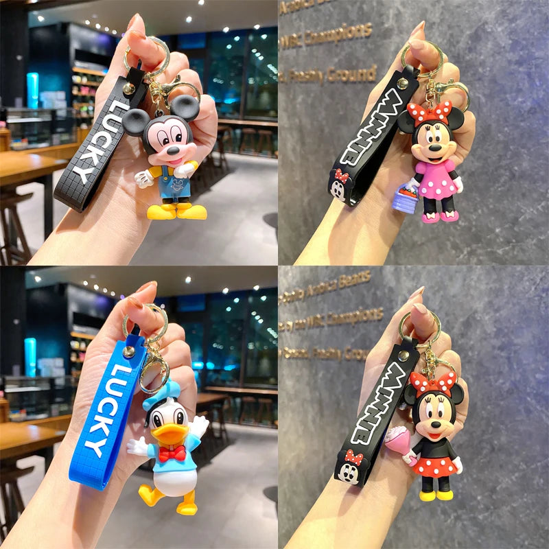 Portachiavi Anime di Halloween con Mickey, Portachiavi Cartoon Carino di Minnie, Ciondolo per Borsa Studenti, Portachiavi di Topolino, Regali di Natale