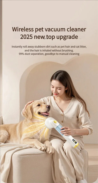 Aspirapolvere per animali domestici con tecnologia ciclonica Forte aspirazione multifunzionale per la depilazione di animali domestici in auto e pulizia della casa