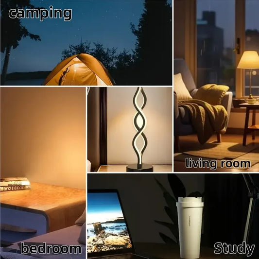Lampada Da Tavolo Led Regolabile Con Cambio Colore Usb Per Camera Da Letto Soggiorno Bagno Decorazione Fantasy