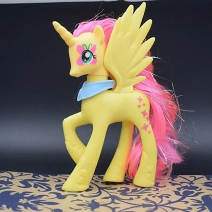 Set di giocattoli My Little Pony Fluttershy Rainbow Dash Twilight Sparkle Princess Cadence Luna Regalo a mano