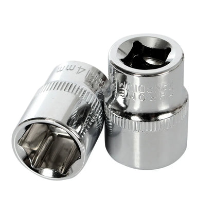 Set di bussole lunghe corte da 3/8 pollici CRV 6-24mm Adattatore per presa profonda per chiave a bussola a cricchetto di coppia Strumento manuale di riparazione