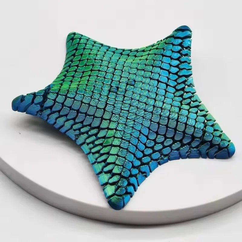 Giocattolo Antistress Stella Marina Articolata 3D Stampato Flessibile Con Giunti Decorazione Scrivania Marino