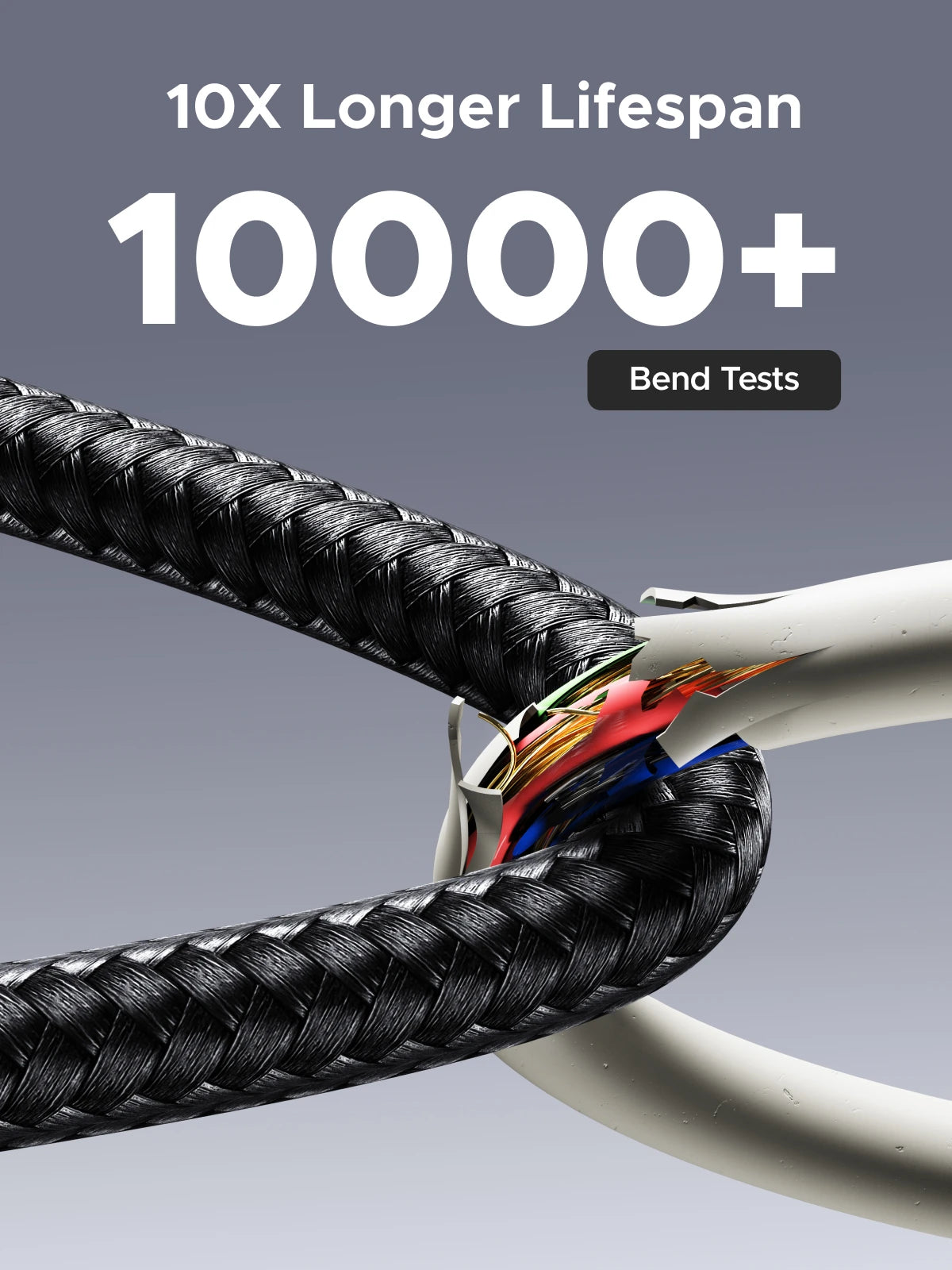 Cavo USB-C PD3.1 240W Ricarica Veloce e Trasferimento Dati, Corpo in Alluminio Nylon Intrecciato