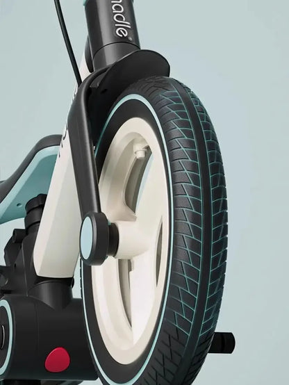 Bicicletta Per Bambini Pieghevole 2 In 1 Con Pedali Età Da 1 A 6 Anni Telaio In Alluminio