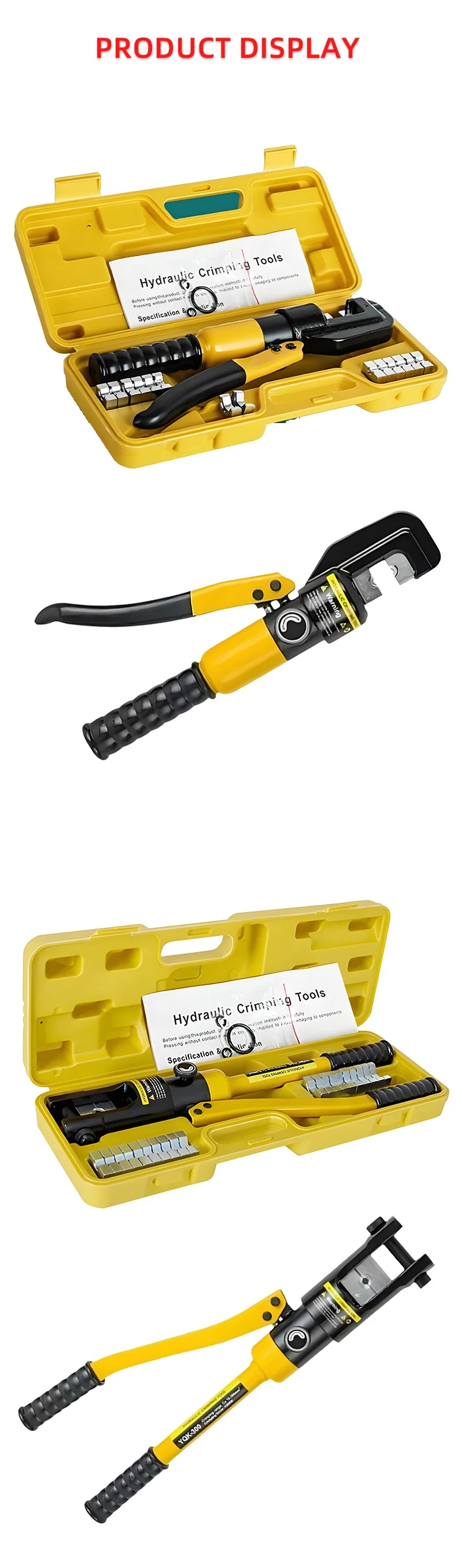 6-120 Pinza a crimpare idraulica YQK-120 Pressione 6T Utensili idraulici domestici Pinza idraulica Pinza a crimpare terminale cavo fai da te