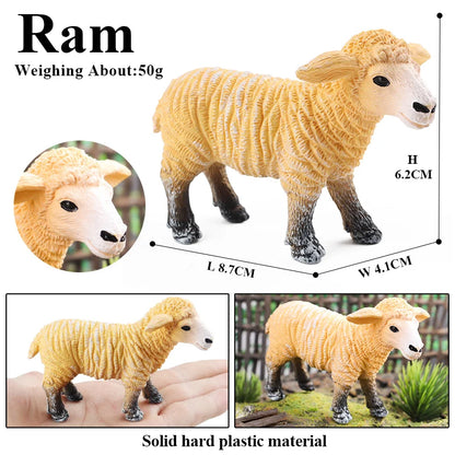 Oenux Modello Fattoria Fauna Selvatica Figurine Animali Per Bambini Regalo Educativo Interattivo