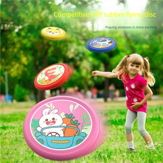 Frisbee Gomma Morbida Per Bambini Sicuro Per Gioco All'Aperto Spiaggia Giardino Unisex