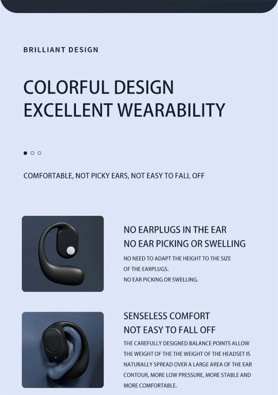 Auricolari Bluetooth Cuffie Wireless con Microfono Integrato Cancellazione Attiva del Rumore Vivavoce Impermeabili