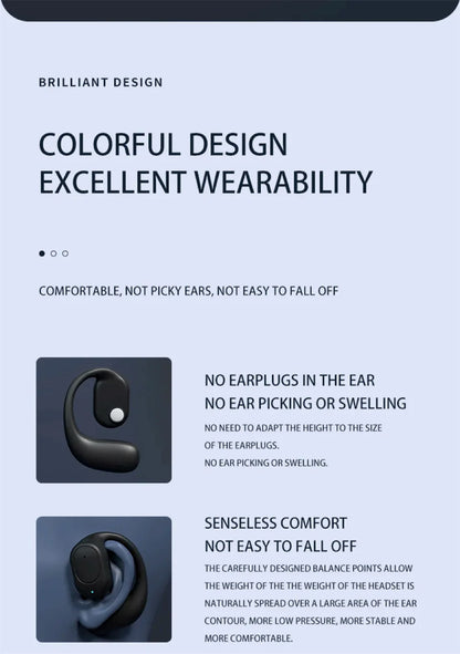 Auricolari Bluetooth Cuffie Wireless con Microfono Integrato Cancellazione Attiva del Rumore Vivavoce Impermeabili