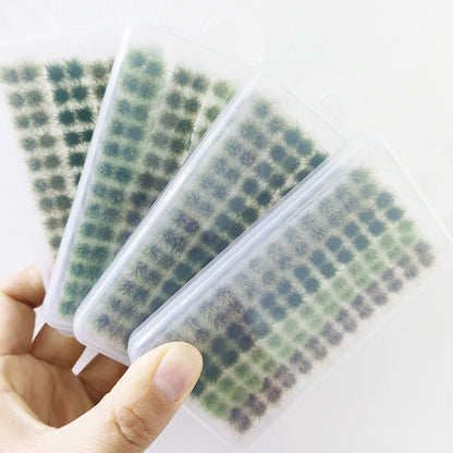Ciuffi Di Erba Statici Per Paesaggi In Miniatura Set Con 4 Colori E 104 Pezzi Per Diorami