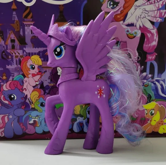 Set di giocattoli My Little Pony Fluttershy Rainbow Dash Twilight Sparkle Princess Cadence Luna Regalo a mano