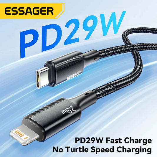 Cavo USB C Ricarica Veloce da 29 W per iPhone 14 13 12 11 Pro Max iPad e MacBook